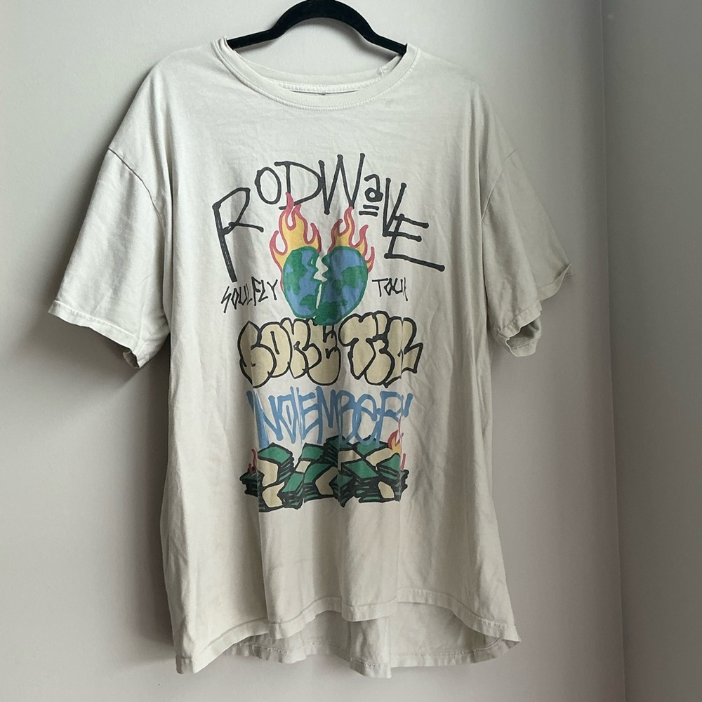 Rod Wave SoulFly Tour Merch T Shirt 2XL Oversized Graphic Rap Streetwear